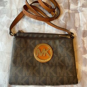 Michael Kors Leather Crossbody Bag